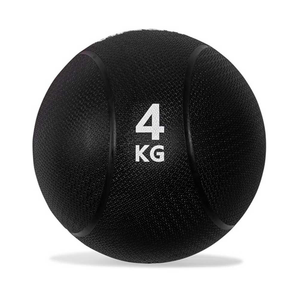 VirtuFit Medicijnbal Pro - Medicine Ball - 4 kg - Rubber - Zwart