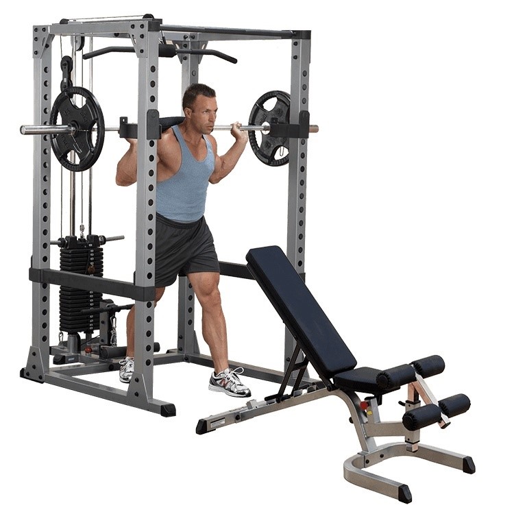 Body-Solid GPR378FB Power Rack - Full Option met Trainingsbank