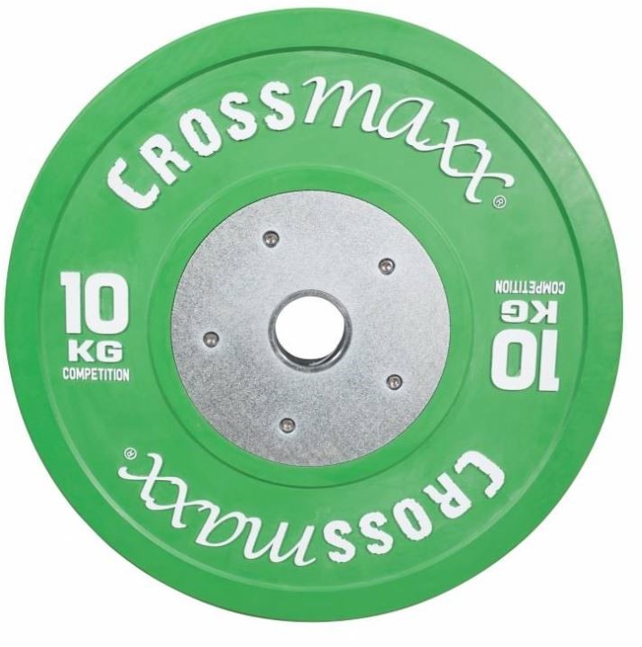 Lifemaxx Crossmaxx Competition Bumper Plate - Halterschijf - 50 mm - 10 kg