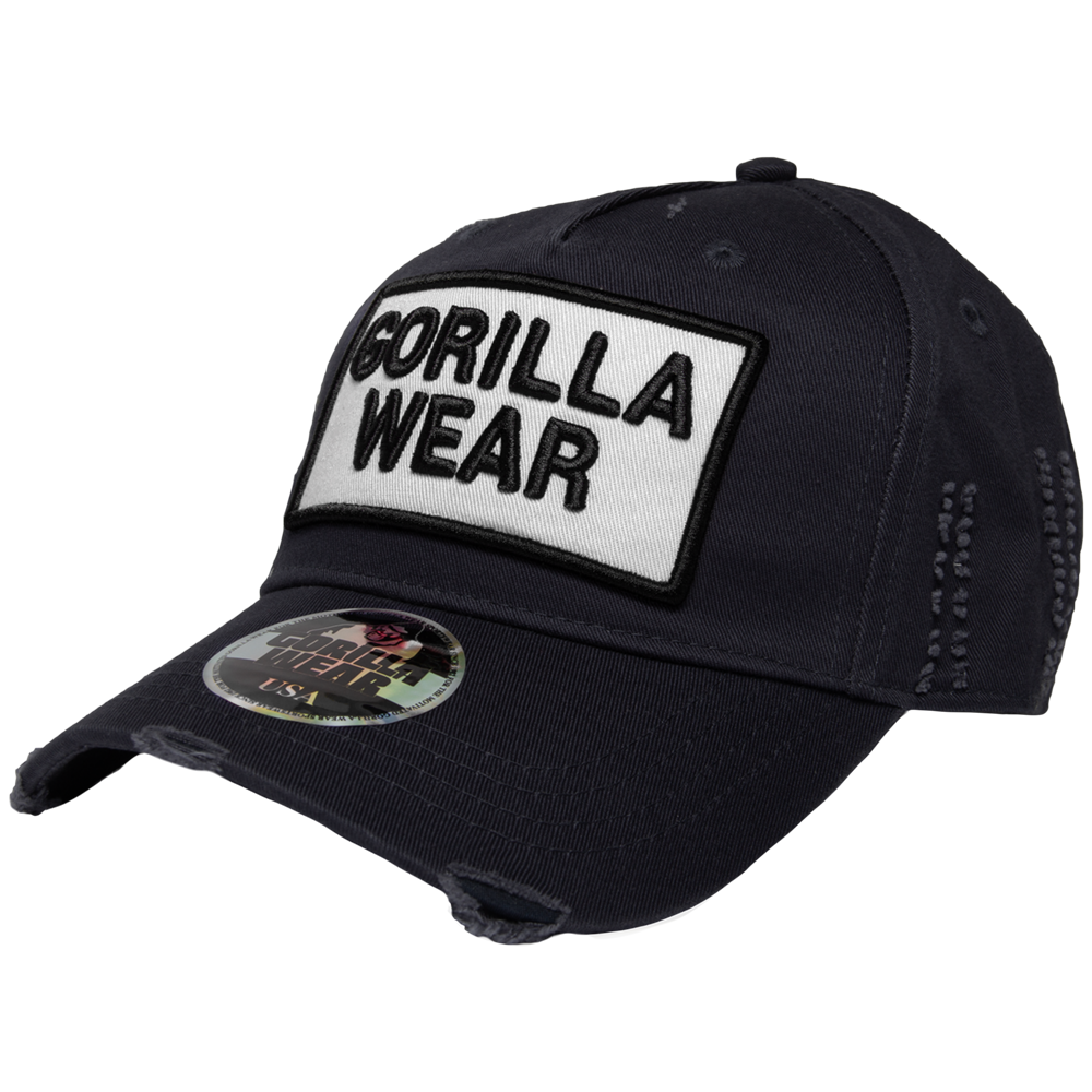 Gorilla Wear Harrison Pet - Zwart/Wit