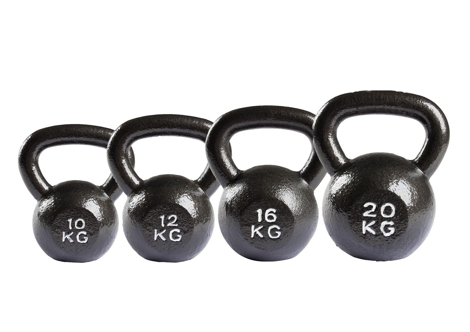 VirtuFit Kettlebell Set Gietijzer 10-12-16-20 kg