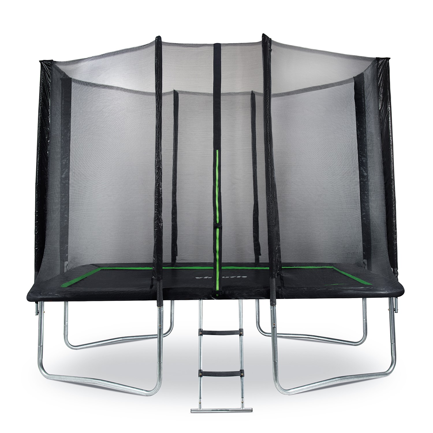 VirtuFit Rechthoekige Trampoline met Veiligheidsnet - Zwart - 183 x 274 cm