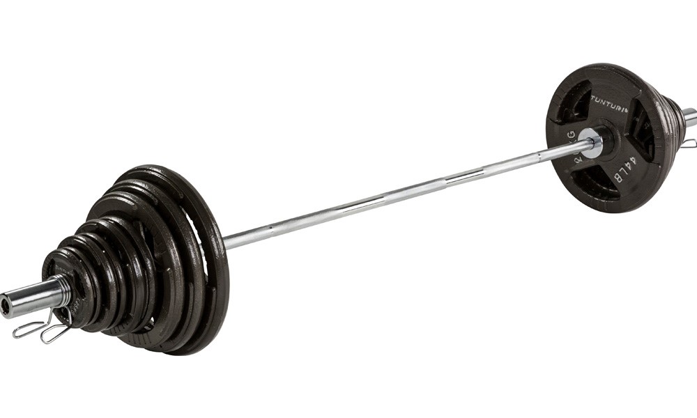 Tunturi 140 kg Tri-Grip Barbell Set