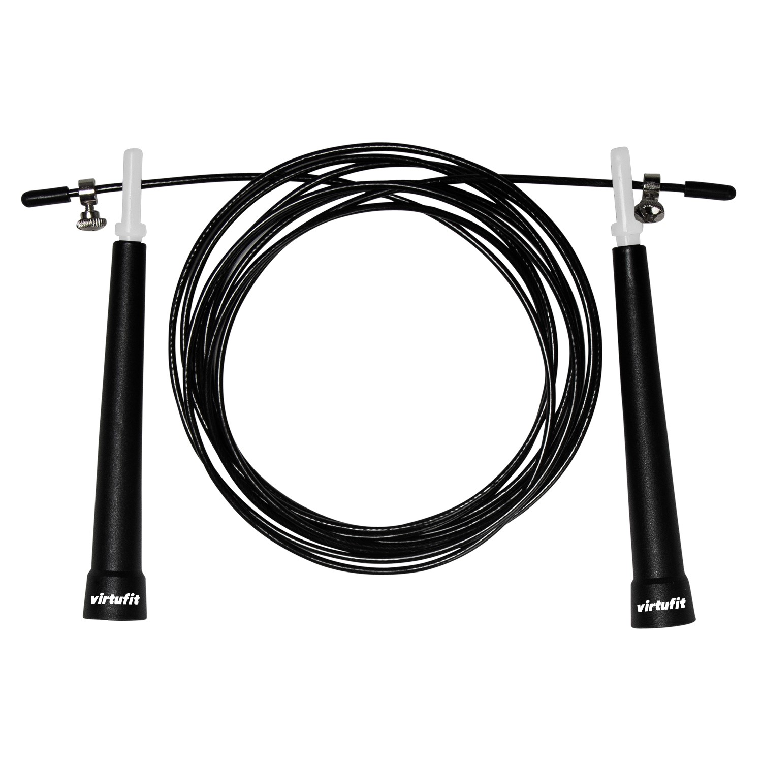 VirtuFit Speedrope - Springtouw - Verstelbaar - Zwart