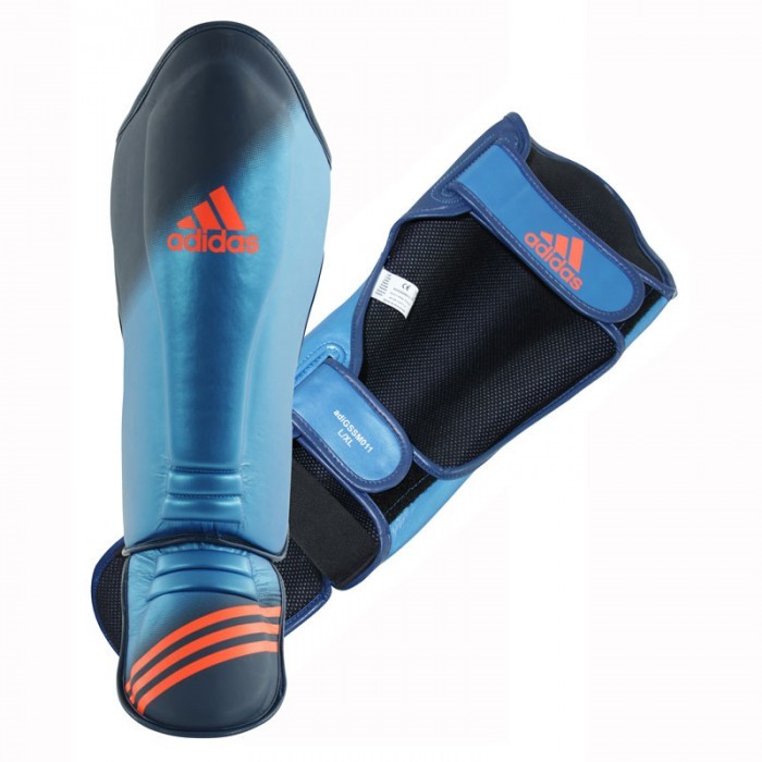 Adidas Speed Grappling Shin-n-Step - Scheenbeschermer - Blauw - S/M