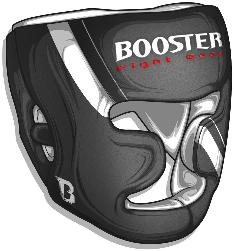 Booster BHG Zwart hoofdbeschermer - S