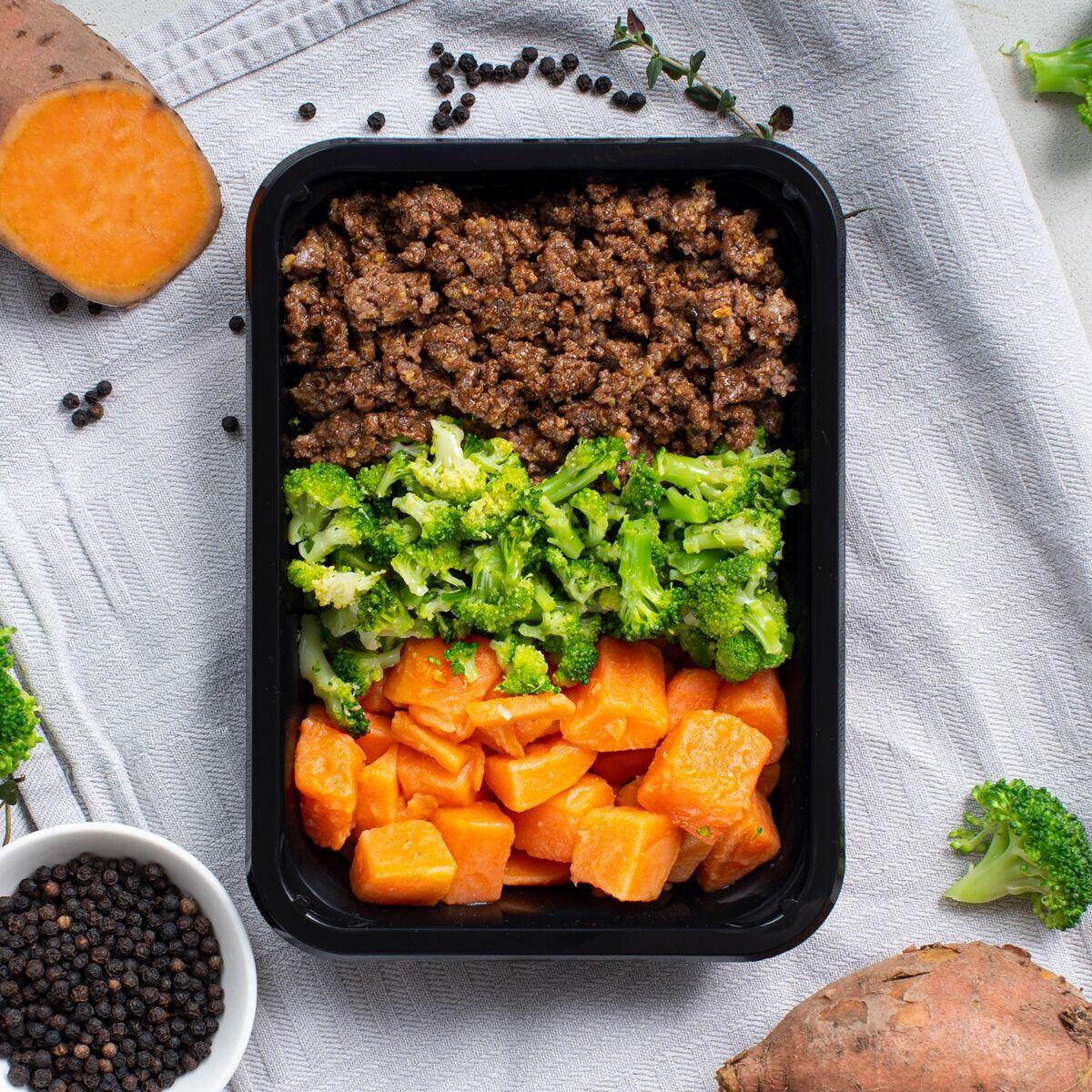 Meal - Zoete aardappel - BEEF - Broccoli