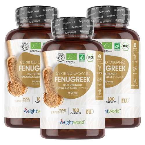 Pure Fenugriek - Natuurlijk Superfood Supplement - WeightWorld NL - Trio