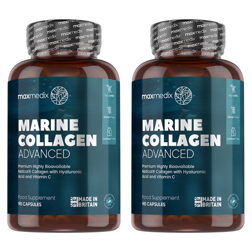 Marine Collagen Advanced - Voedingssupplement - 180 Capsules - Weight World NL - Duo