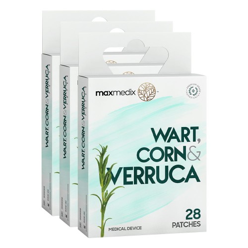 Wart and Verruca Patch - Hygiënische, Rommelvrije Wrat en Verruca-hulp pleisters - 2 pack