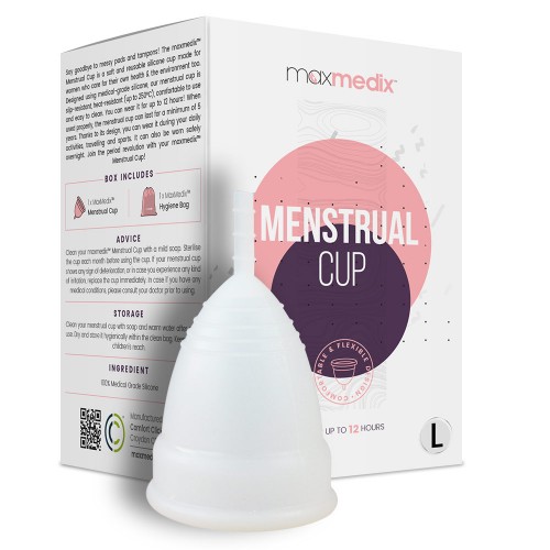 maxmedix siliconen menstrual cup -  Small en large size - Herbruikbare cup voor ongesteld