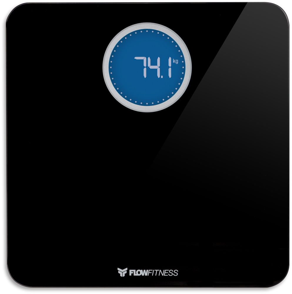 Flow Fitness Weegschaal - Bluetooth Smart Scale - Zwart