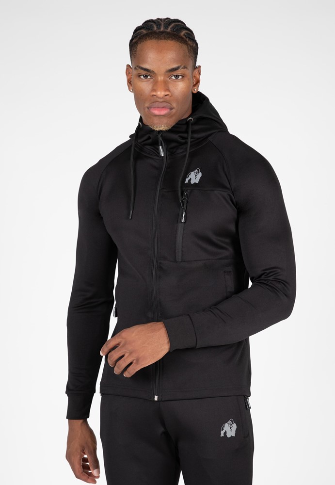 Gorilla Wear Scottsdale Trainingsjas - Track jacket - Zwart/Black - XL