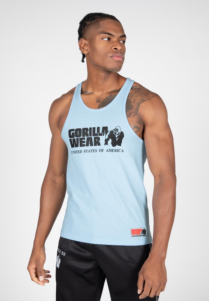 Gorilla Wear Classic Tank Top - Lichtblauw - L