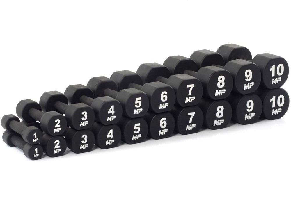 Muscle Power PU Dumbbell Set - 20 x 1-10 kg