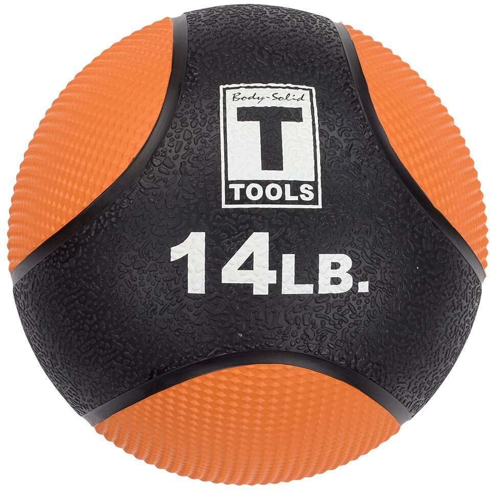 Body-Solid Medicine Ball - Medicijnbal - Oranje - 6,4 kg - Tweedekans