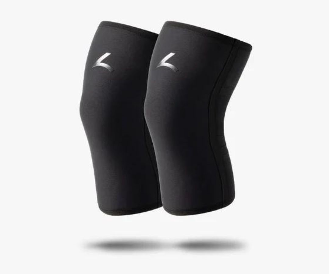 Reeva Powerlifting Knee Sleeves - Zwart - S