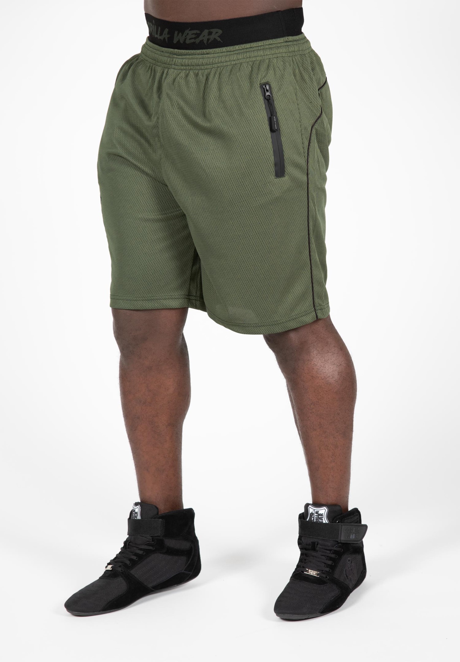 Gorilla Wear Mercury Mesh Shorts - Legergroen/Zwart