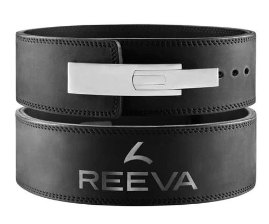 Reeva Lifting Belt van Nubik Leer - Verstelbare RVS Gesp - 13 mm - S