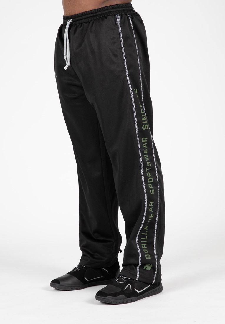 Gorilla Wear Functional Mesh Trainingsbroek - Zwart / Groen