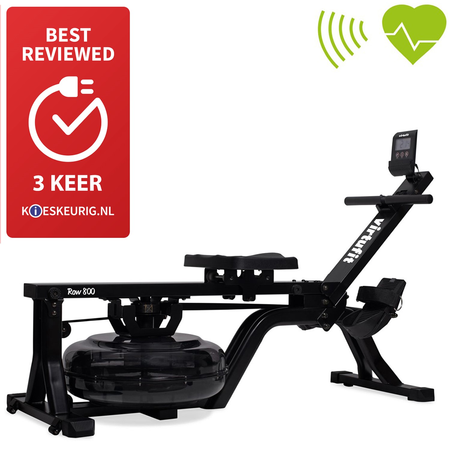 VirtuFit Water Resistance Compact Row 800 Roeitrainer - Tweedekans