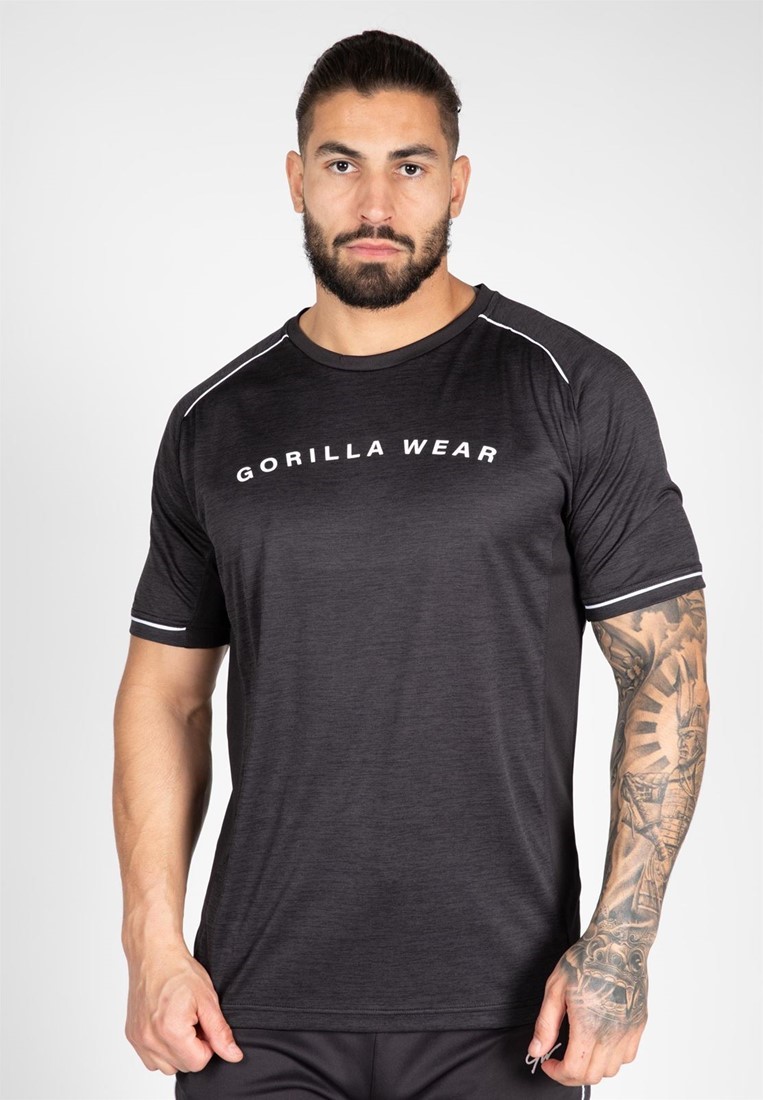 Gorilla Wear Fremont T-shirt - Zwart / Wit