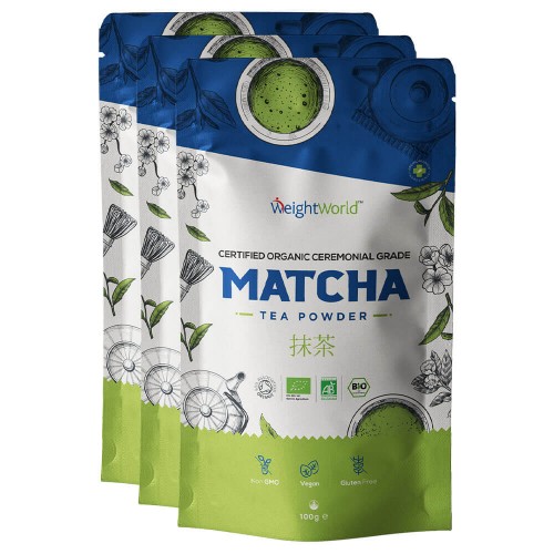 Matcha Tea - Pure Poeder voor Reiniging - 100 gram -WeightWorld NL - Trio