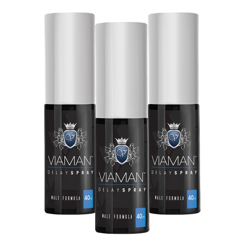 Viaman Vertragende Spray - Vertraagt de ejaculatie op een natuurlijke en krachtige manier - 3 pack