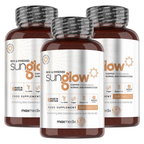 Sunglow - Natuurlijke bruiningscapsules met krachtige ingrediënten - 3 pack