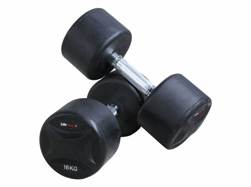 Lifemaxx Fixed Dumbbell Set - 2 x 18 kg