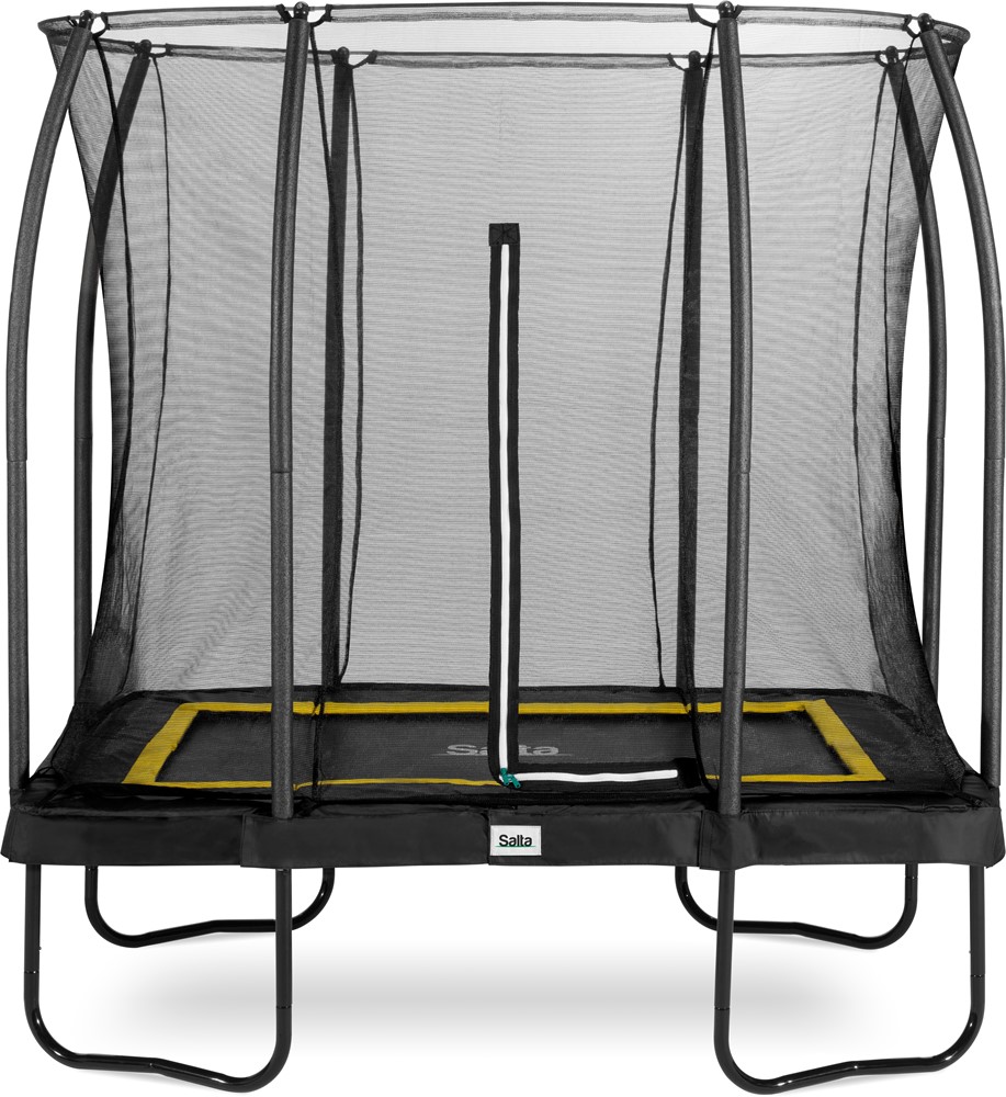 Salta Comfort Edition Trampoline met Veiligheidsnet - 153 x 214 cm - Zwart