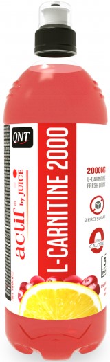 QNT L-Carnitine Sportdrank - 2000 mg - 24 x 700 ml - Cranberry / Lemon