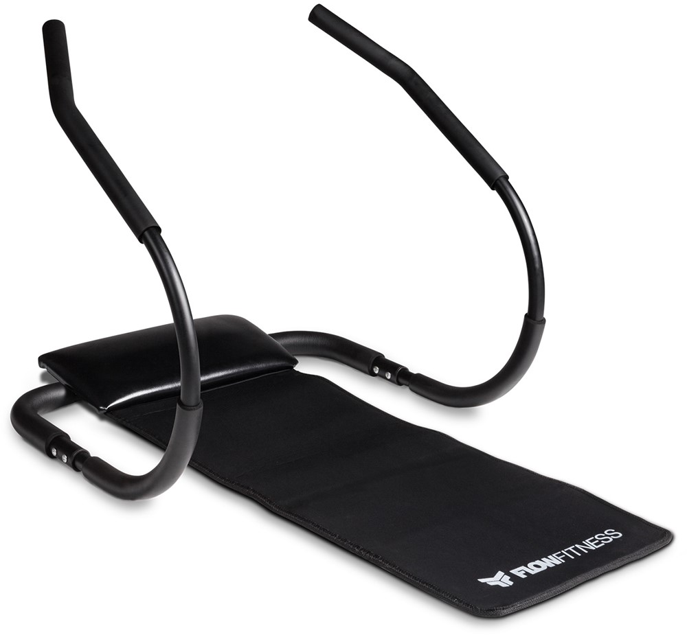 Flow Fitness Ab Shaper - Buikspiertrainer - Zwart - Tweedekans