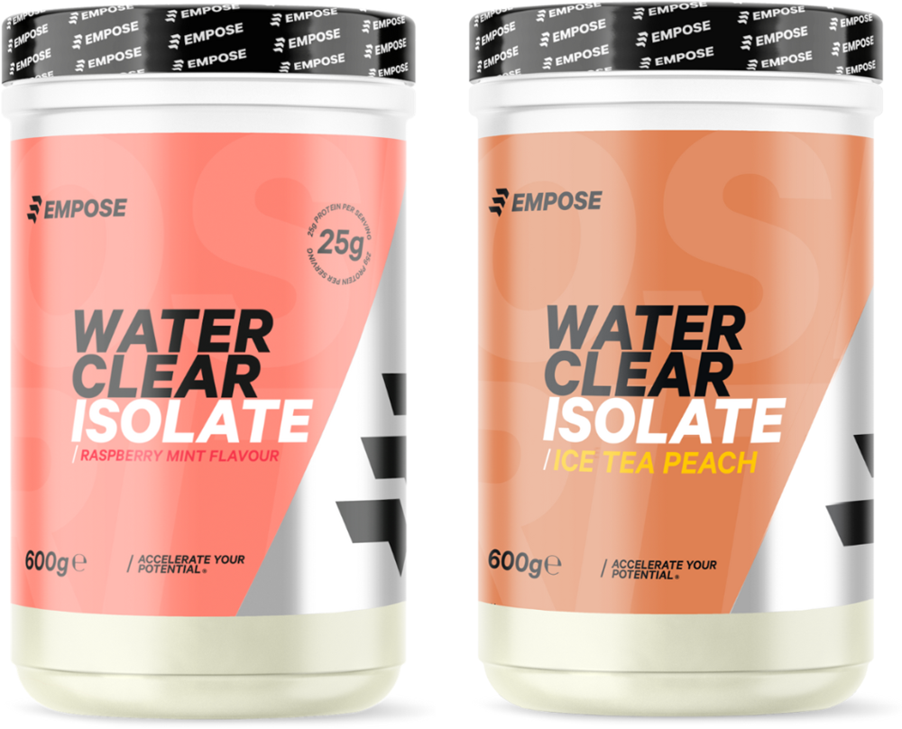 Empose Water Clear Isolate - Eiwit Poeder - Protein Combi-Deal - Raspberry Mint / Ice Tea Peach