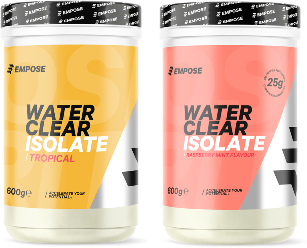 Empose Nutrition Water Clear Isolate - Eiwit Poeder - Protein Combi-Deal - Tropical / Raspberry Mint