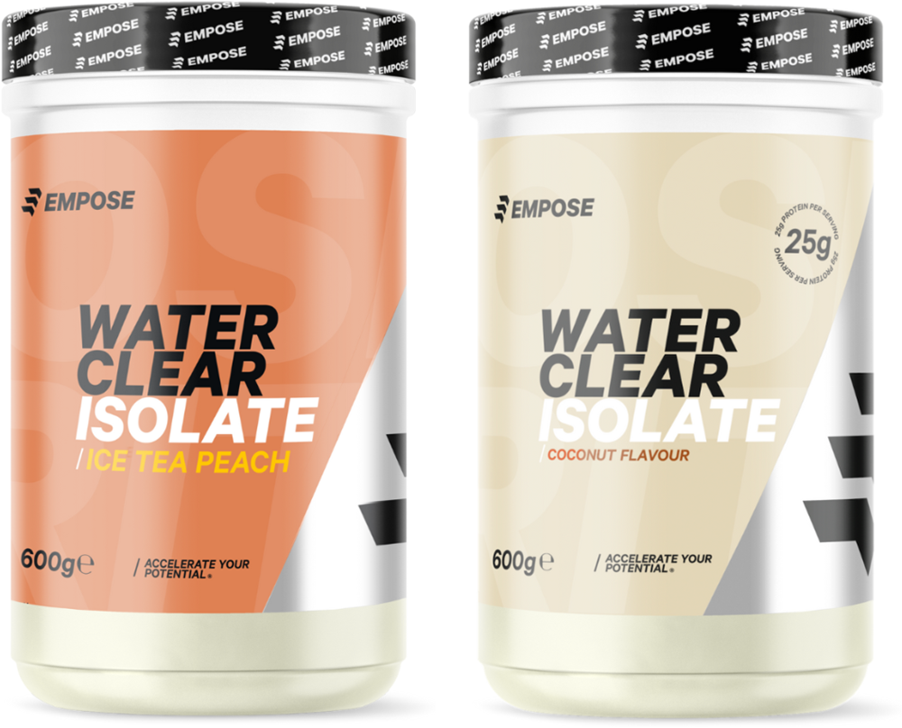 Empose Nutrition Water Clear Isolate - Eiwit Poeder - Protein Combi-Deal - Ice Tea Peach / Coconut