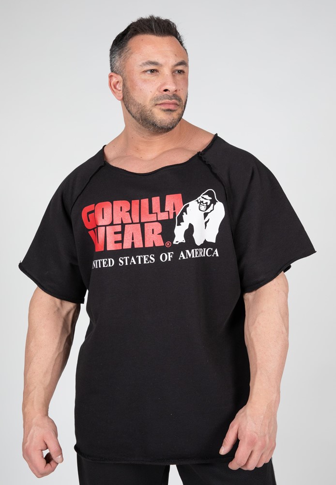 Gorilla Wear Classic Work Out Top - Zwart - 2XL/3XL