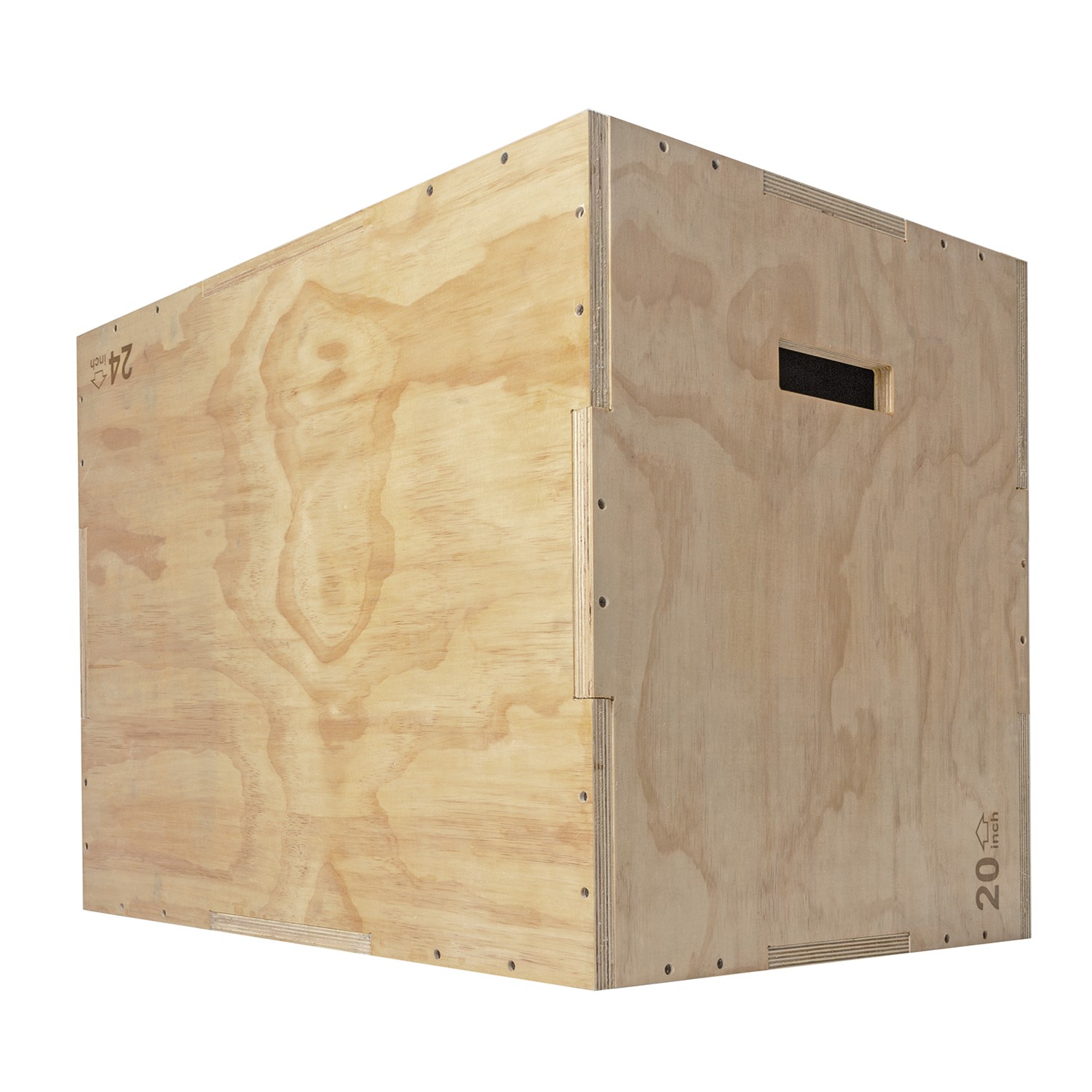 VirtuFit Houten Plyo Box 3-in-1 - Groot - 50 x 60 x 75 cm - Tweedekans