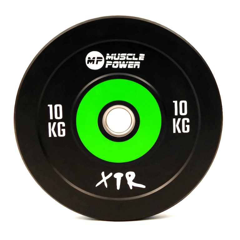 Muscle Power Bumper Plate Pro - Olympische Halterschijf 50 mm - 10 kg