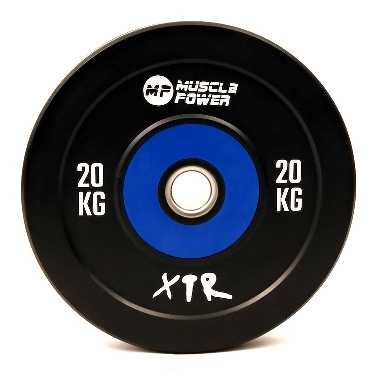 Muscle Power Bumper Plate Pro - Olympische Halterschijf 50 mm - 20 kg