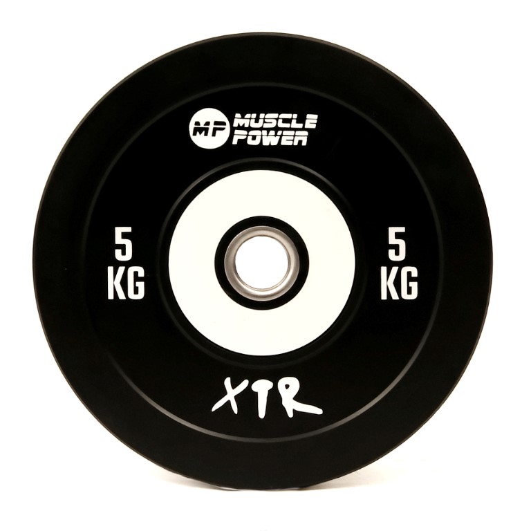 Muscle Power Bumper Plate Pro - Olympische Halterschijf 50 mm - 5 kg