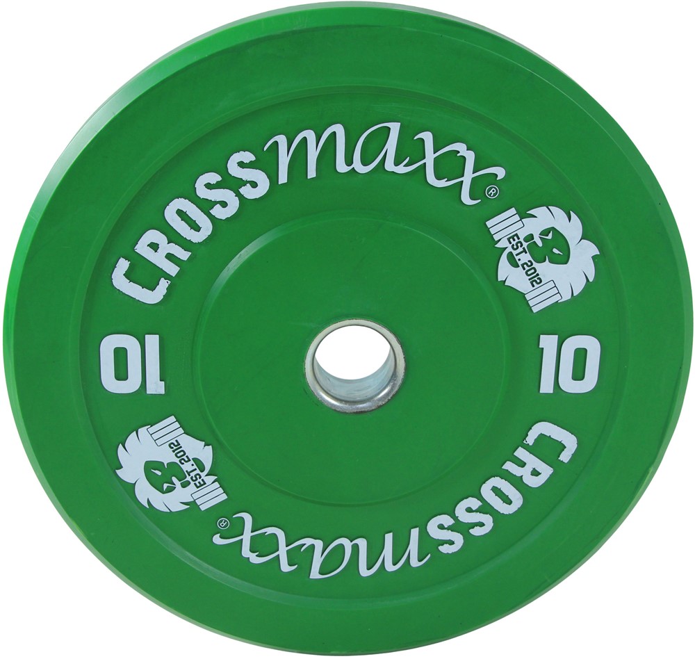 Lifemaxx Crossmaxx Bumper Plate - Halterschijf - 50 mm - 10 kg