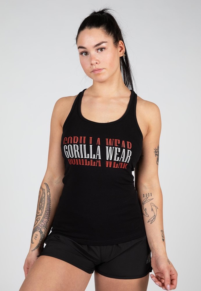 Gorilla Wear Verona Tank Top - Zwart - S