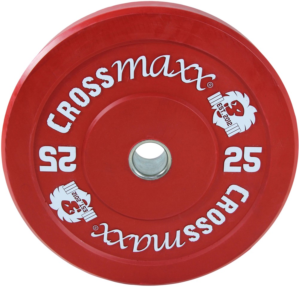 Lifemaxx Crossmaxx Bumper Plate - Halterschijf - 50 mm - 25 kg