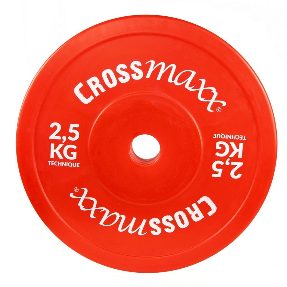 Lifemaxx Crossmaxx Hollow Technique Plate - 50 mm - 2,5 kg - Rood