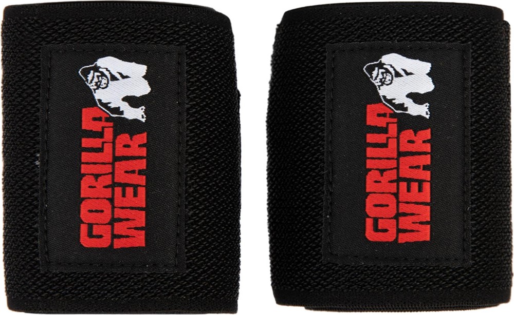 Gorilla Wear Ankle Wraps - Zwart