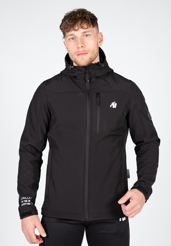 Gorilla Wear Foster Softshell Jas - Zwart