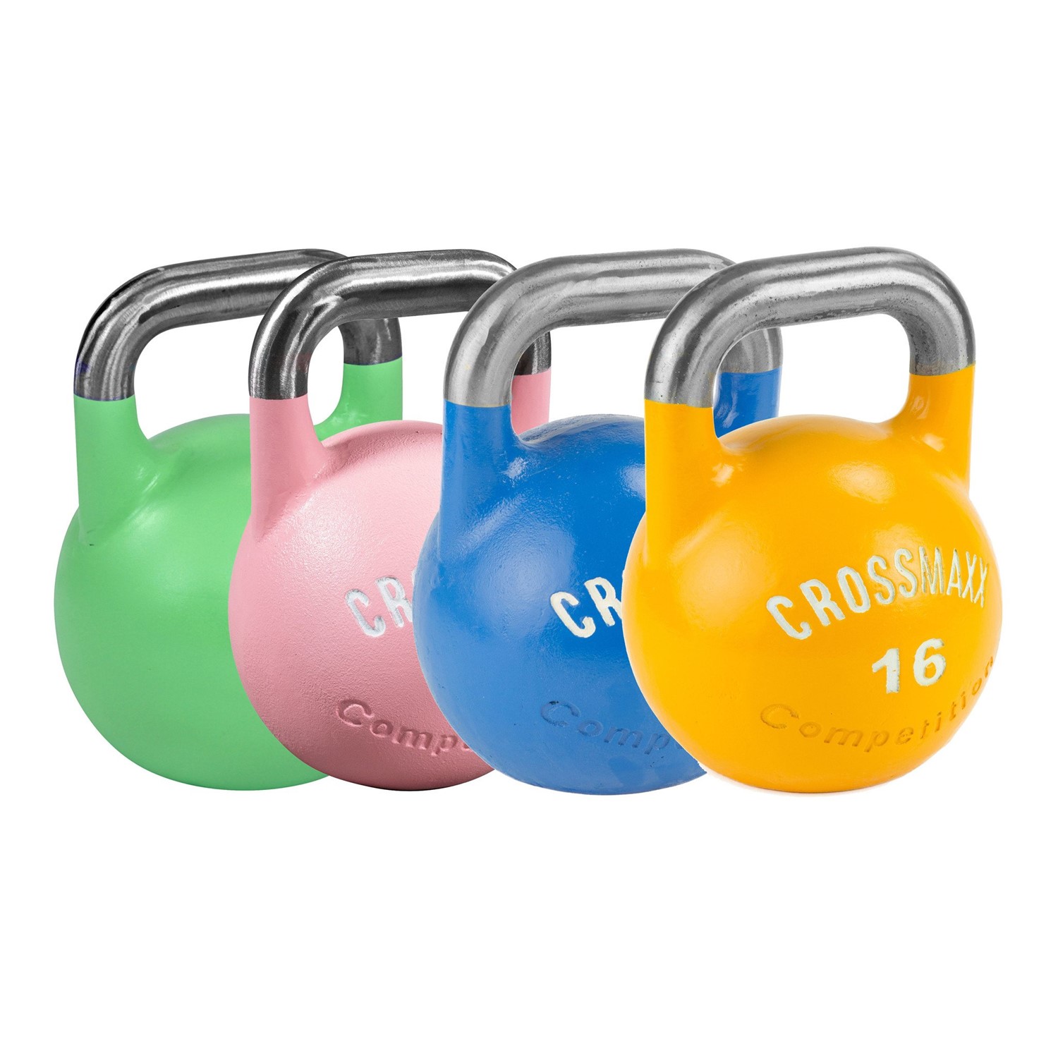 Lifemaxx Crossmaxx Competition Kettlebells - Groen - 4 kg