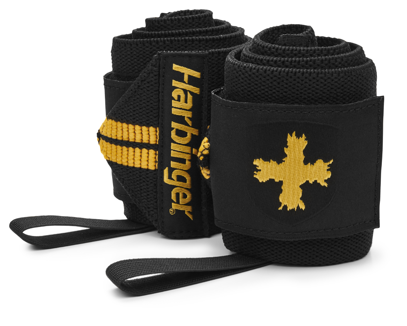 Harbinger Red Line Wrist Wraps - Zwart/Goud