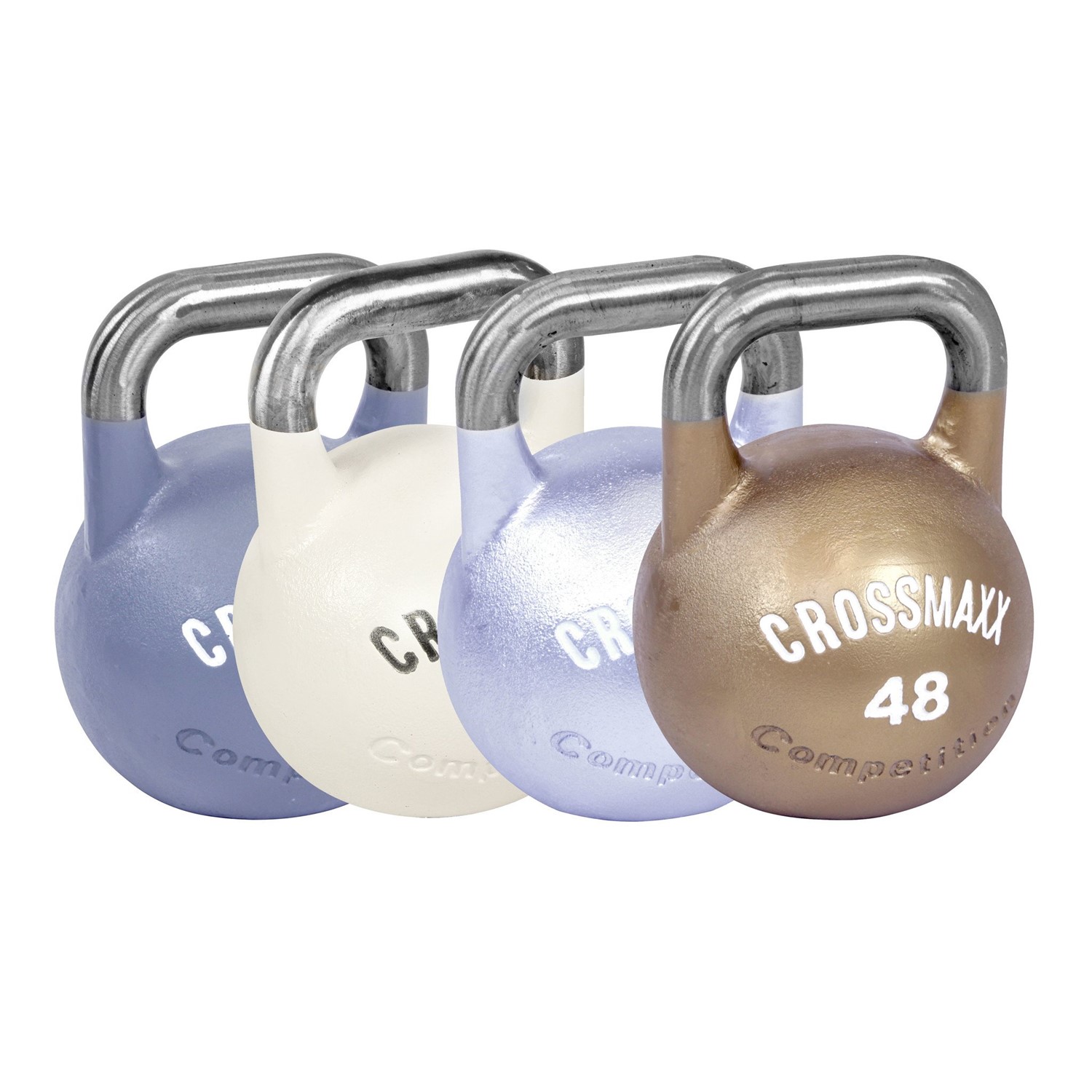 Lifemaxx Crossmaxx Competition Kettlebells - Zilver - 44 kg